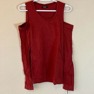 Michael Lauren ML-6333-VCT L/S Open Shoulder Pullover Top Size Medium‎ (E15)